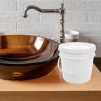 Ciieeo Large Capacity Wet Tissue Holder, Portable Car Wipes Dispenser,flushable Wipes Container with Lid, Refillable Bucket for Baby, Bathroom, Travel, White