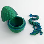 Dragon Egg, Easter Egg with Pet Dragon, 3D Printed Dragon, Crystal Dragon Fidget Toy, Articulated Dragon Eggs Fidget Toy Surprise for Adults