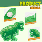 WERNNSAI Dinosaur Piñata - Watercolor Green Dinosaur Piñata Birthday Piñata with Stick and Blindfold for Kids Birthday Party Game Classroom Activities Dinosaur Themed Party Decor(16.9’’ x 12.9’’)