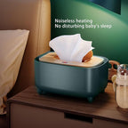 Wipe Warmer for Diaper Changes,Wipe Warmer and Baby Wet Wipes Dispenser Evenly Overall Heating Silence Wipes Warmer for Babies Portable Wipe Warmer