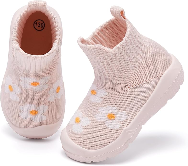 MORENDL Toddler Sock Shoes Baby Walking Shoes Infant Slippers Boys & Girls Non-Slip Sneakers