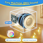 Karaoke Machine for Kids, Toys for 3-12 Years Old Girls Gifts, Kids Karaoke Microphone Machine Toy, Best Fun Christmas Birthday Gifts for 5 6 7 8 9 10 11 Years Teens Girl Boys Beige 2 Mic