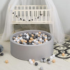 GOGOSO Ball Pits Balls for Toddlers Pack of 50 100 200 Plastics Shape Ball Non-Phthalate Non-BPA Non-Toxic 2.2-Inch Crush Proof Play Balls