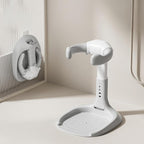 Baby Bath Stand,Foldable & Adjustable 5 Levels Infant Bath Seat,Upgraded Bath Shower Standing Support for Babies 6 Months & up,Non-Slip|Easy to Clean|Convenient for Travel,No Assembly Need(Grey)