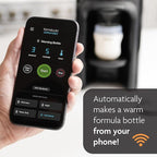 Baby Brezza Formula Pro Advanced WiFi Formula Dispenser - Automatically Mix a Warm Formula Bottle From Your Phone Instantly – Easily Make Bottle With Automatic Powder Blending Machine, Black