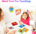 Toddler Learning Flash Cards, 60 PCS Double Sides Flashcards for Alphabets, Numbers, Colors, Shapes, Sight Words, Baby Cognitive Flashcards for Kids, Preschool Kindergarten Learning Activities