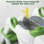 Potty Training Seat, Upgrade Toddler Toilet Seat for Kids Boys Girls, 2 in 1 Potty Training Toilet for Kids, Splash Guard Anti-Slip Pad Step Stool（Upgraded Cushion）