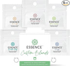 Essence Nasal Diffuser Custom Blends Bundle – Essential Oil Silicone Nose Rings for Energy, Immunity, Stress & Allergy Relief – Wearable Aromatherapy for Daily Wellness & Relaxation
