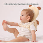 Feidoog Baby Head Protector Cushion Backpack with 3 Knee Pads for Walking & Crawling,Khaki Astronauts