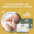 Happy Little Camper Natural Flushable Wipes - Hypoallergenic & Chlorine-Free Wet Wipes with Aloe Vera, Chamomile and Pomegranate Extract - Unscented Baby Wipes Safe for Sensitive Skin - 50 Count