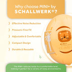 Schallwerk ® Mini+ Baby Ear Muffs – Infant Noise Cancelling Headphones, Toddler Ear Protection, Baby Headphones for Noise