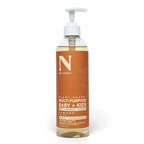 Dr. Natural Multi-Purpose Baby Plus Kids Soap - Body Wash and Shampoo - Gentle Soap with Shea Butter - Newborn Safe - Almond - 16 oz