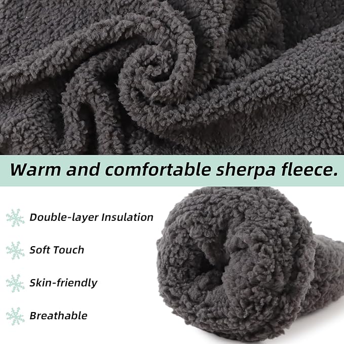 Zsedrut Baby Boys Winter Glove Warm Toddler Infant Girls Mittens Fleece Lined Gloves 1-7 Years