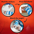 Skillmatics Foil Fun - Halloween, No Mess Art for Kids, Craft Kits, DIY Creative Party Activity, Trick or Treat, Gifts for Girls & Boys Ages 4, 5, 6, 7, 8, 9