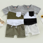 Mubineo Infant Toddler Baby Boy Summer T Shirt Shorts Outfits Short Sleeve Tee Tops Clothes Set