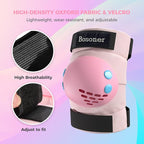BOSONER Kids/Youth Knee Pad Elbow Pads for Roller Skates Cycling BMX Bike Skateboard Inline Rollerblading, Skating Skatings Scooter Riding Sports