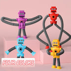 Random Telescopic Suction Cup Robot Toy, Pop Tubes Fidget Toys, Telescopic Sensory Toys for Anti Anxiety Girls Boys Toddlers Treasure Box Classroom Prizes Gifts Party Favor 3-8 8-12 (Multicolor 40PCS)