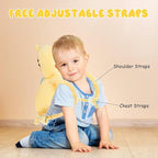 Baby Head Protection Backpack - Soft & Comfortable, Cute Cartoon Design, Cute-Tiger