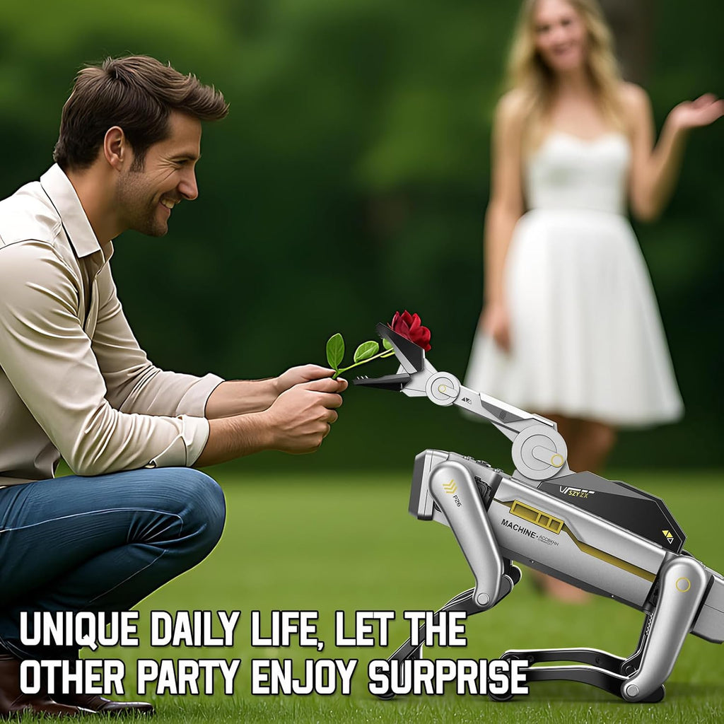 STEM Smart Robot Dog with Mechanical Claw, Grab & Carry Toys, Remote Control Programmable Robot Pet for Kids Ages 6+, Interactive Dog with 18+ Tricks, Gift for Boys & Girls