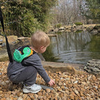 3 in 1 Toddler Harness Leash + Baby Anti Lost Wrist Link, Accmor Cute Dinosaur Child Safety Harness Tether, Kids Walking Wristband Assistant Strap Belt for Parent Boys Outdoor Activity (Black)