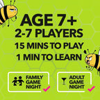 QUOKKA Family Word Games for Adults and Kids - Guess-in-Seconds Fun Spelling Slap Card Game for 2-6 Players - Hilarious Board Game for Family Night Ages 7+ to Make Your Brain Go Bananas