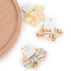 Boutique Baby Hair Accessories - 20 Pcs Hair Ties with Bows, 1.2 Inch Elastics Ponytail Holders, Pigtails Rubber Bands for Little Girls (Set-B)