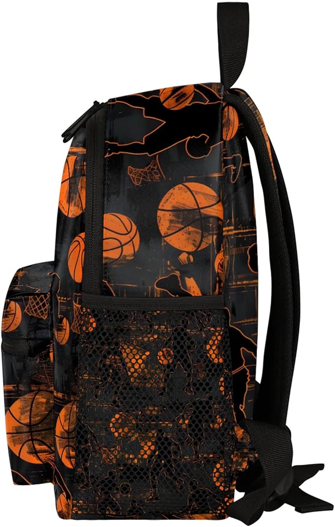 Toddler Backpack for Boys Girls - 12 Inch Basketball Player Kids Backpack Preschool Kindergarten Backpack Lightweight Waterproof Schoolbag Book Bag for School