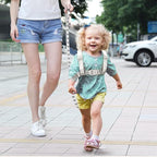 Accmor Toddler Harness Leash, Collapsible Cute Rabbit Kids Leash + Anti Lost Wrist Link for Outdoor Travel, Soft Child Walking Harness Tether Wristband Assistant Strap Belt Protector for Baby Girls