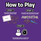 Skelegrams by Uzzle Games – Spell Words with Bone Pieces in This Fast, Cooperative Party Game for Families - Ages 8+, Spelling & Word Game for 3–6 Players