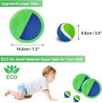 Jalunth Ball Catch Set Game Toss Paddle - Beach Toys Back Yard Outdoor Pool Games Backyard Target Throw Sticky Mitts Set Age 3 4 5 6 7 8 9 10 11 12 Years Old Boys Girls Kids Easter Gifts Pink 2 Pack