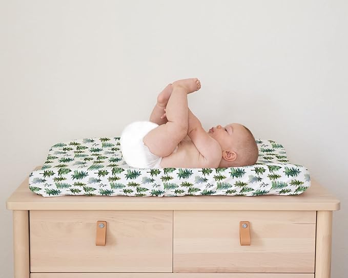 Baby Changing Pad Cover 2-Pack for Boys, Girls (Woodland Forest Animals) - Premium Fitted Sheets Baby Diaper Changing Table Cover - Buttery Soft Cotton Blend
