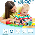 100pcs Random Fidget Spinners,DIY Deformable Robot Fingertip Toys,Decompression Spinner,Deformable Creative Mechanical Gyro Toys,Stress Relief Mechanical Chain Toy for Kids Adults，Party Supplies