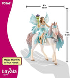 Schleich Bayala - 3 PC Fairy Toys Set - Eyela and Unicorn Figure Playset - Cute Fairy Doll and Fantasy Figurines for Girls and Boys - Magical Toys for Pretend, Imaginative Play - Kids Ages 5+ | 70569