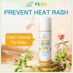 Heat Rash Care Cream for Babies | Prevents Prickly Heat, Sweat Rashes, Eczema & Skin Inflammation | Alleviating Discomfort for Babies Skin | 100ml/3.38oz (100ml/1pcs)
