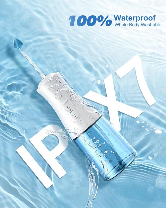 Electric Neti Pot Nasal Irrigation System – 300ml Cordless Sinus Rinse Machine for Adults & Kids, Nose Wash Bottle with 3 Tips for Nasal Care(Sky Blue)