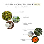 GirlyMan Natural Body Wash - Made with Olive Oil & Aloe Extract, No Artificial Fragrance, PH Balanced, Gentle Formula, Nourishing Ingredients, Family Owned (Sandalwood)