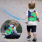 Toddler Harness Leash with Anti Lost Wrist Link, Accmor Cute Dinosaur Kids Harness Children Leash for Outdoor Travel, Adorable Baby Anti Lost Leash Walking Wristband Assistant Strap Keep Babies Close