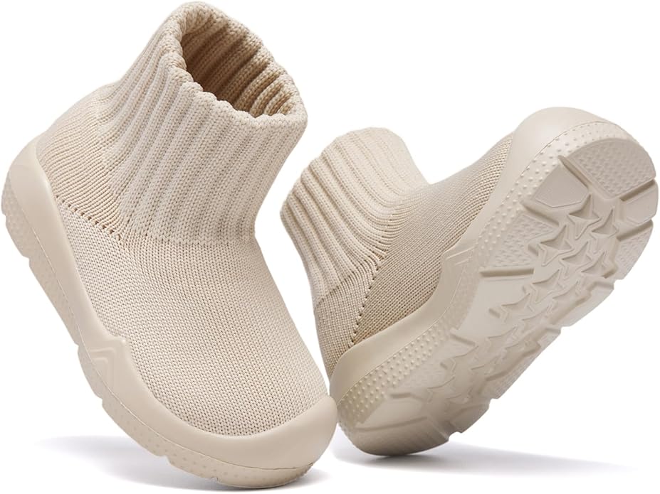 MORENDL Toddler Sock Shoes Baby Walking Shoes Infant Slippers Boys & Girls Non-Slip Sneakers