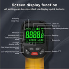Infrared Thermometer High Temperature Gun -58℉~2732℉, 50:1 Distance Ratio, Digital Laser IR Temp Gun for Cooking, Pizza Oven, Engine, Kilns, Forges, Industry, and Home Repair.