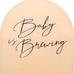 Baby is Brewing Wall Decal - Baby Shower/Gender Reveal/Birthday Party Decoration Supplies Wall Stickers,Beer Brewing Theme Stickers, Brewing Sign Balloon Arch Backdrop and Party Backdrop Decals