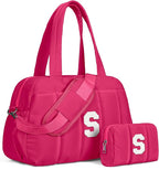 Dance Bag, Kid Weekender Bags，Tween Girls Trendy Stuff-Girl Overnight Bag with Wet Pocket，Lightweight Travel Tote Personalized Cheer Bags with Makeup Pouch