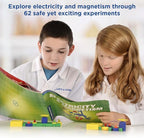 Thames & Kosmos Electricity & Magnetism Science Kit | 62 Safe Experiments Investigating Magnetic Fields & Forces for Ages 8+ | Assemble Electric Circuits with Easy Snap-Together Blocks