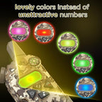 Walkie Talkies for Kids,5 Colourful Channels 2 Way Radio,Compass Flashlight and Magnifying Glass,3 Miles Long Range for Adventure Game,Outside, Camping, Hiking,Toys for 3-12 Year Old Boys Girls