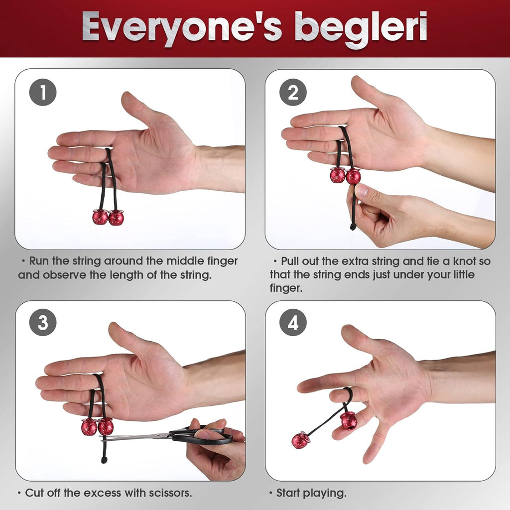 Begleri Fidget Beads - Worry Fidget Beads Spin & Bump - Made of Aluminum Alloy - Creates a Bit of Magic for You (UFO-Yellow&Green)