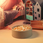 GOGOSO Ball Pit Balls with Starballs 100 - Crushproof Plasticballs for Babies Toddlers Kids Children for 1 2 3 4 5 Years Old,5 Colors,2.15inches, Beige Gold White Clear