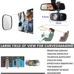 360-Degree Baby Car Mirror for Rear-Facing Seats,Kids Safety Mirrors with Tool-Free Installation,Kids Rear View Mirror BPA-Free Shatterproof & ASTM Certified (Adjustable 14"-22") (1 pack)