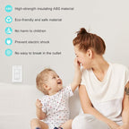 Outlet Covers (55 Pack) with Hidden Pull Handle Baby Proofing Plug Covers 3-Prong Child Safety Socket Covers Electrical Outlet Protectors Kid Proof Outlet Cap