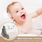 softan Baby Washcloths, 24Pack Baby Wash Cloths Extra Soft & Ultra Absorbent, Baby Towels Face Towel Unisex for Boys Girls Face & Body, Washclothes Gentle on Sensitive Skin, 9''x 9'' Bear