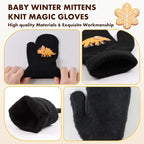 Baby Winter Mittens Toddler Stretch Knit Gloves Magic Warm Glove for Baby Boys Girls