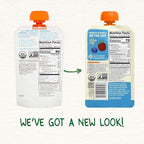 Peter Rabbit Organics SUPER Oats & Seeds, Apple & Blueberry, 4 oz Pouches, (Pack of 10)